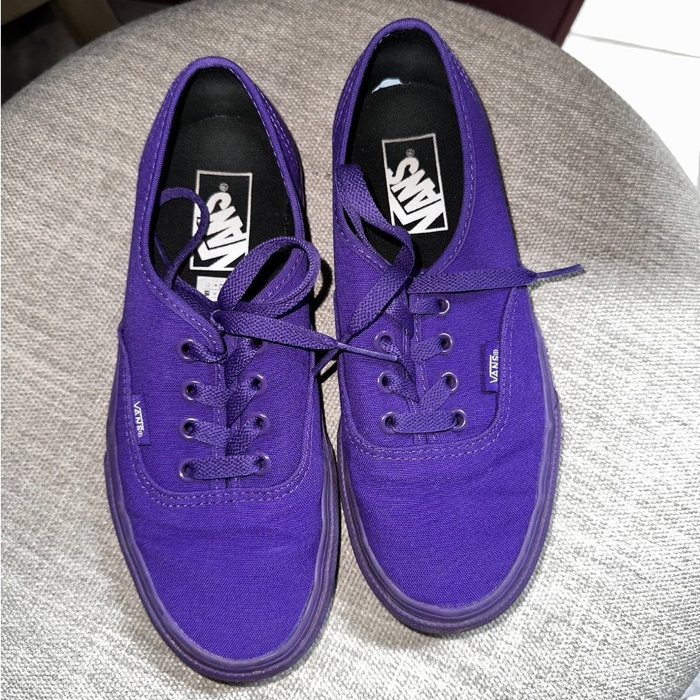 VANs Purple sneakers Size M5.5/W7.